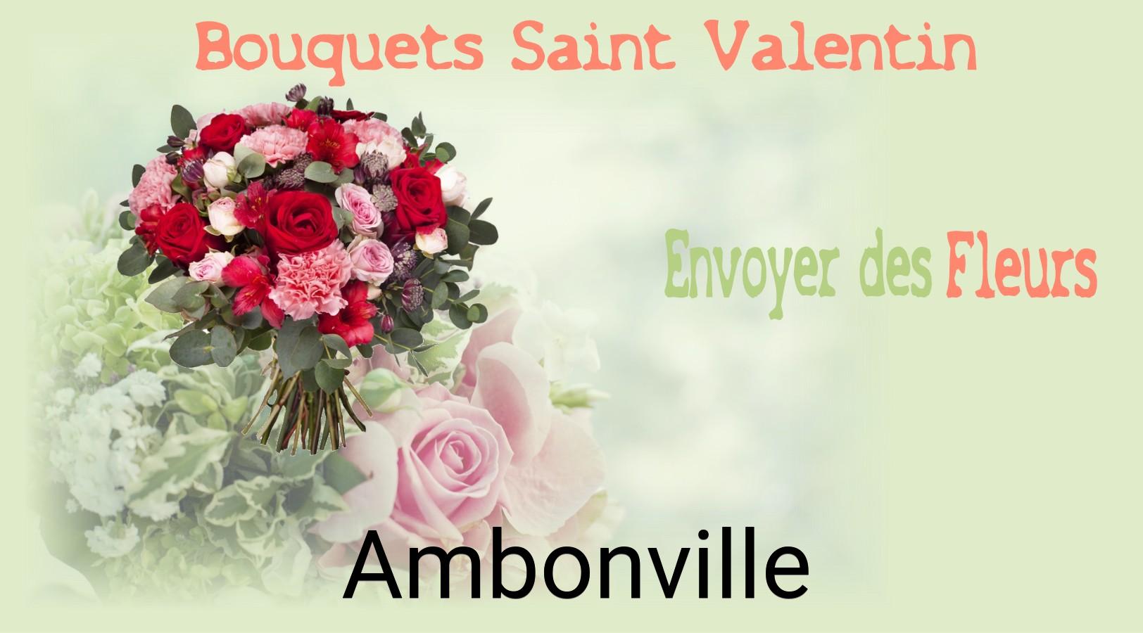 Roses de Saint-Valentin livrées à Ambonville